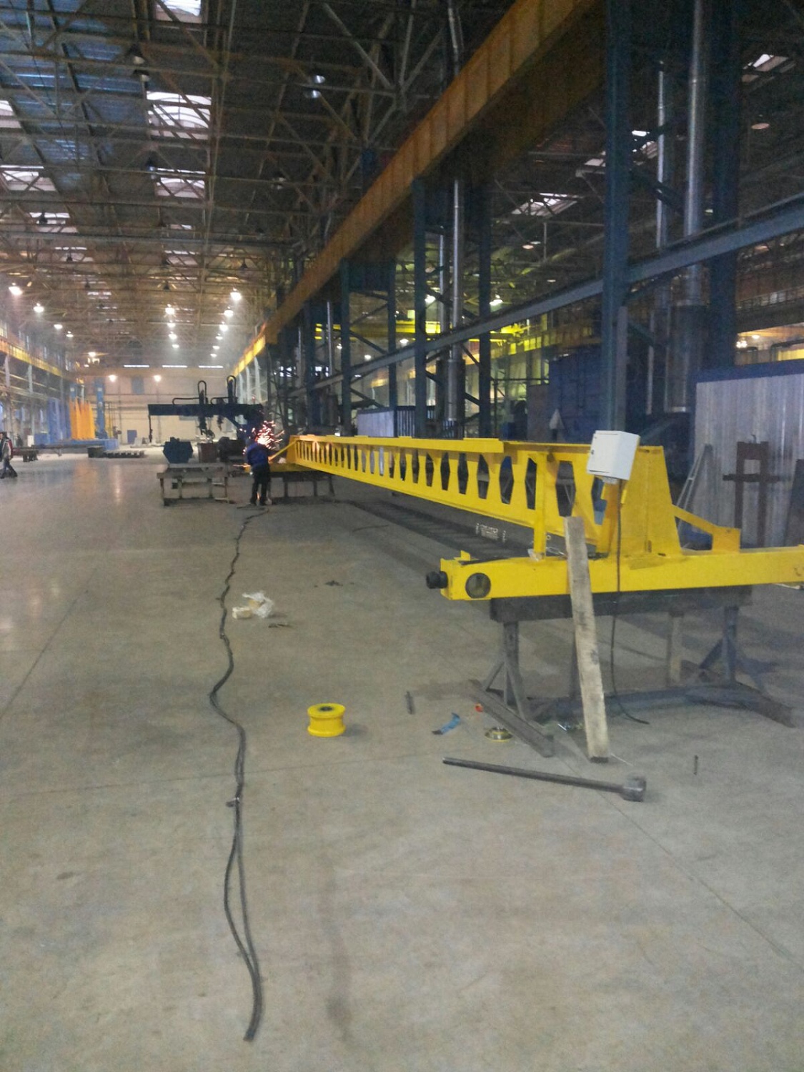 Кран мостовой опорный однобалочный с перфорированной балкой